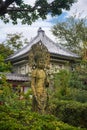 The statue of Goddess Benzaiten (Saraswati) at the Toganji temple. Nagoya. Japan Royalty Free Stock Photo