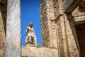 Statue of the goddess Ceres at the Roman Theatre in Merida, Spain