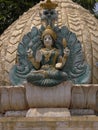 Bangalore, Karnataka, India - January 1, 2009 Statue of goddess Dhanya Lakshmi