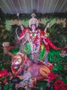 Statue of goddess Durga devi, maa Royalty Free Stock Photo