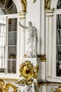 The statue of the Goddess of justice on the Jordan staircase in