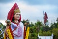 Statue of Goddess Laxmi.