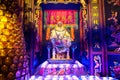 Statue of the Goddess of Mercy Guanyin at Lin Fa Temple, Hong Kong Royalty Free Stock Photo