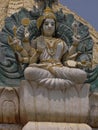 Bangalore, Karnataka, India - January 1, 2009 Statue of goddess Veera Lakshmi
