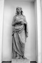 The statue of the goddess Vestal. Fragment Elagin Palace Royalty Free Stock Photo