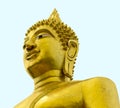 Statue golden Buddha in Tailand Pattaya Royalty Free Stock Photo