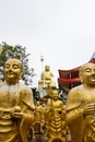 Statue golden buddha Royalty Free Stock Photo