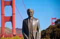 Statue at Golden Gate Bridge Royalty Free Stock Photo