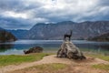 Statue of Golden horn, Bohinj Lake