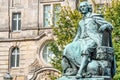 Statue of great scientist Otto Gvericke, Magdeburg, Germany