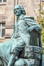 Statue of great scientist Otto Gvericke, Magdeburg, Germany Royalty Free Stock Photo