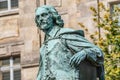 Statue of great scientist Otto Gvericke, Magdeburg, Germany Royalty Free Stock Photo