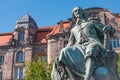 Statue of great scientist Otto Gvericke, Magdeburg, Germany