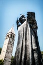 Statue of Gregorius of Nin, Split, Croatia. Royalty Free Stock Photo