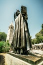 Statue of Gregorius of Nin, Split, Croatia. Royalty Free Stock Photo