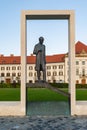 Statue of Grof Istvan Bethlen in Budapest.