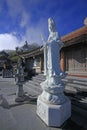 Statue of Guan Yin White Royalty Free Stock Photo