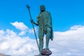 Statue of Guanche warrior at Candelaria, Tenerife, Canary islands, Spain