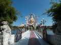 Statue of Guanyin December 2015 Thailand Royalty Free Stock Photo