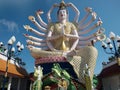 Statue of Guanyin December 2015 Thailand Royalty Free Stock Photo