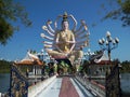 Statue of Guanyin Thailand Ko Samui Royalty Free Stock Photo
