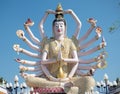 Statue of Guanyin Thailand Ko Samui Royalty Free Stock Photo