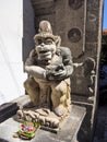 Statue guard the entrance, Bali, Indonesia Royalty Free Stock Photo