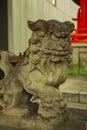 Statue guardian dog at Kanda shrine in Tokyo Royalty Free Stock Photo