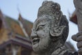 Statue guarding the Wat Po temple