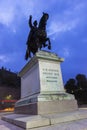 Statue of Guillaume-Henri Dufour in Geneva, Switzerland Royalty Free Stock Photo