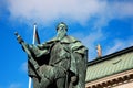 Statue of Gustavo Erici in front of Riddarhuset House of Nobili Royalty Free Stock Photo