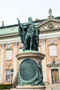 Statue of Gustavo Erici in front of Riddarhuset in Stockholm, Sweden