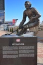 Statue of Guy Lafleur Royalty Free Stock Photo