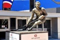 Statue of Guy Lafleur in Montreal, Canada Royalty Free Stock Photo