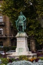 Statue of Gyorgy Szondy in Budapest, Hungary