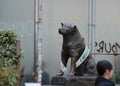 Statue of Hachiko near the Shibuya crossing