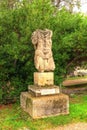 Statue of Hadrian in the Ancient Agora of Athens Royalty Free Stock Photo