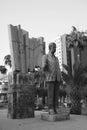 Statue of Hafez al-Asad in Damascus, Syria Royalty Free Stock Photo