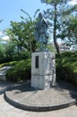 Statue of the haiku poet Matsuo Basho