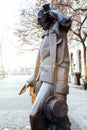 Statue of Hans Christian Andersen in Bratislava, Slovakia