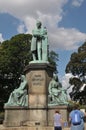 Statue of Hans christian Orested in Orstedparken i9n Copenhagen