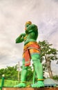 Statue of Hanuman, a Hindu god, at the Ramayana Cave, Batu Caves, Kuala Lumpur Royalty Free Stock Photo