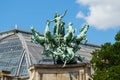 Statue Harmony Triumphing over Discord on top of the Grand Palais in Paris