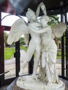 Statue in Harrogate which is a tourist destination and its visitor attractions include its spa waters