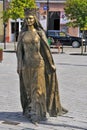 Statue of Hedwig of Anjou in the Market Square. Inowroclaw