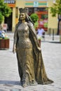 Statue of Hedwig of Anjou in the Market Square. Inowroclaw