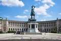 Statue on Heldenplatz, Vienna, Austria