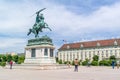 Statue on Heldenplatz in Vienna, Austria