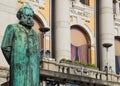 Statue of Henrik Ibsen Royalty Free Stock Photo