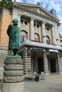 Statue of Henrik Ibsen in Oslo, Norway Royalty Free Stock Photo